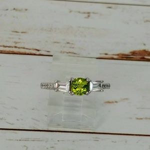 Peridot Sterling Ring